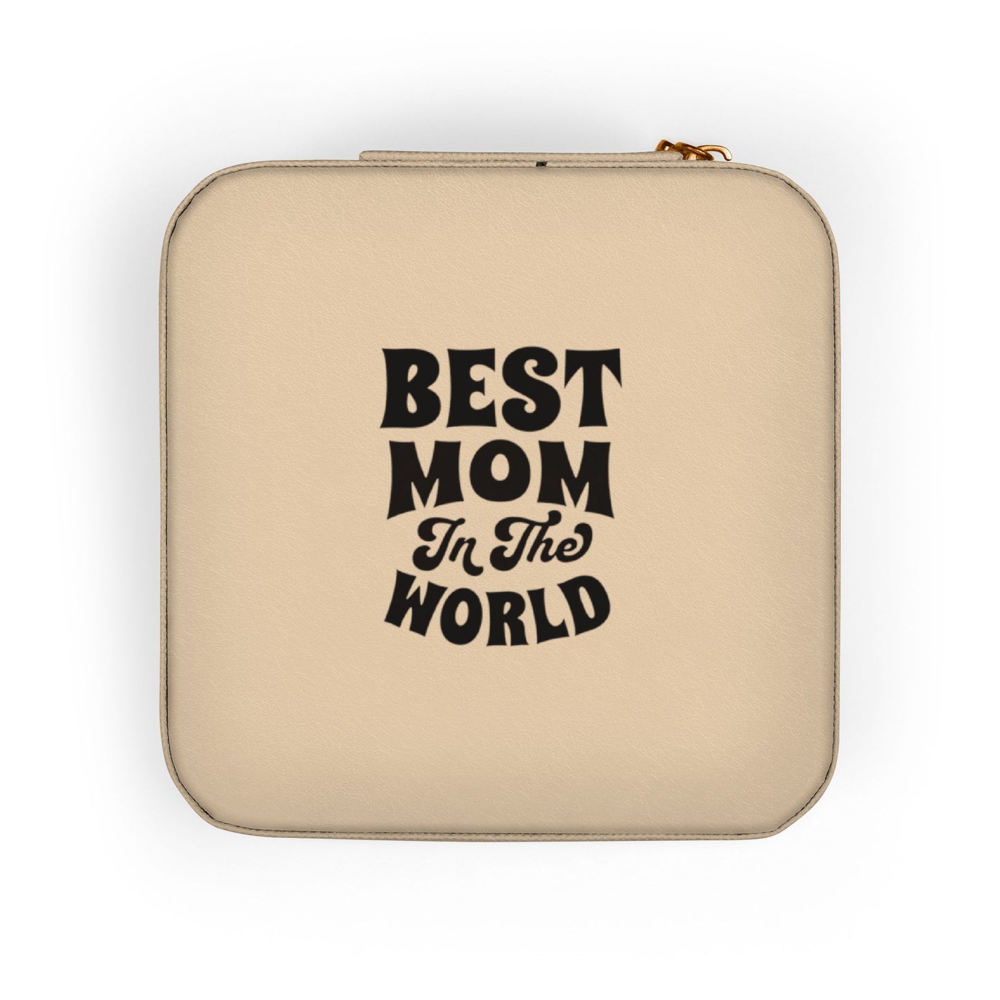 Jewelry Travel Case — 'Best Mom in the World' Compact Organizer