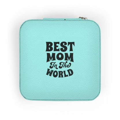 Jewelry Travel Case — 'Best Mom in the World' Compact Organizer