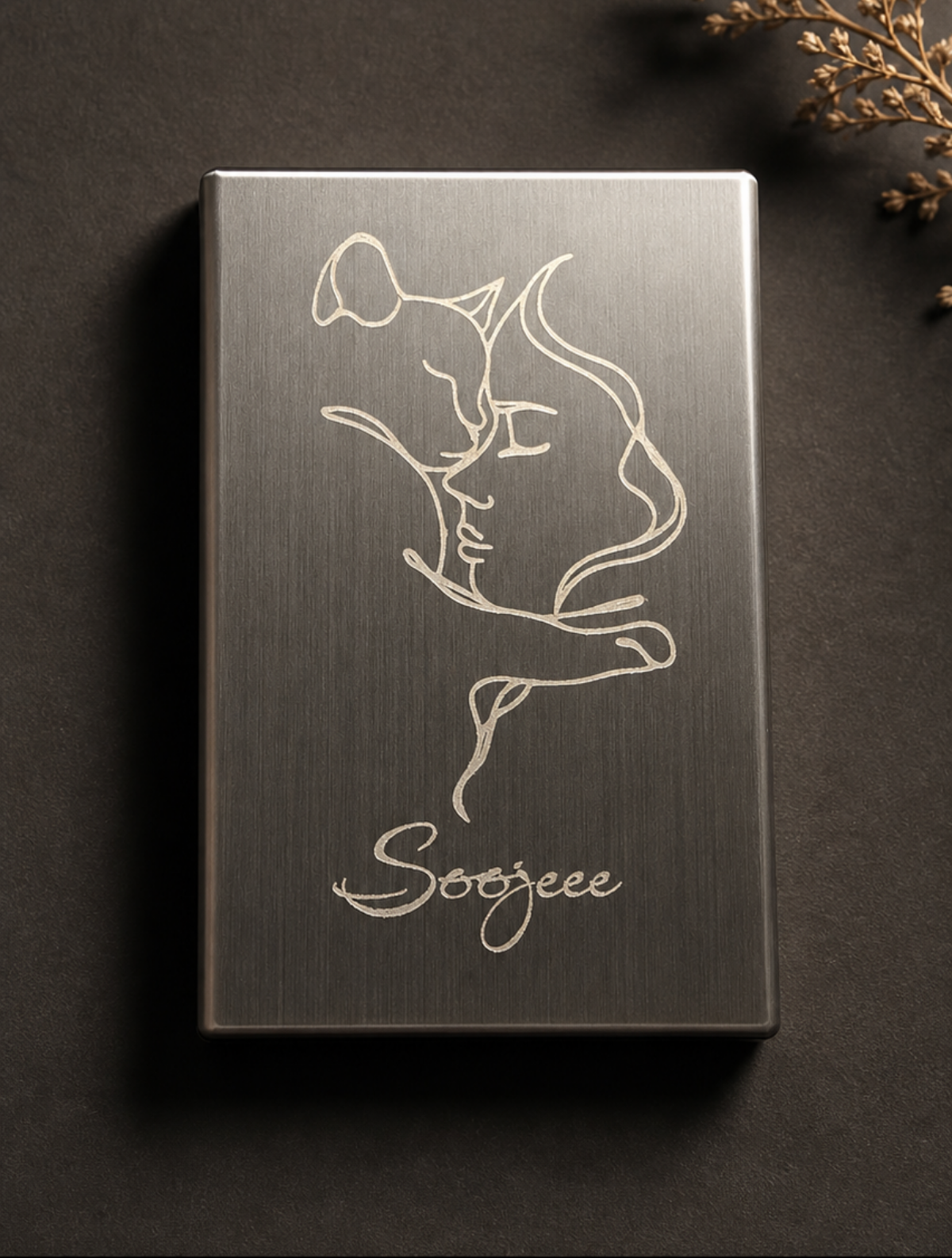 Personalized Engraved Metal Card Holder – RFID Blocking Stainless Steel Wallet