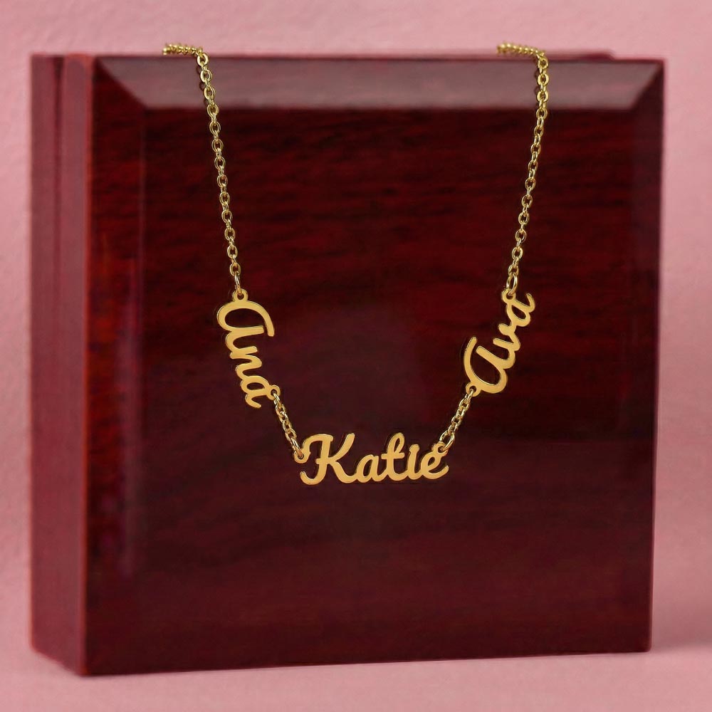 Personalized Multiple Name Necklace