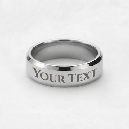 Engraved Men's Ring