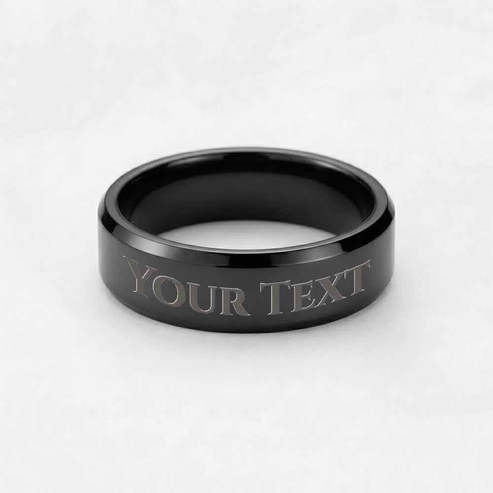 Engraved Men's Ring