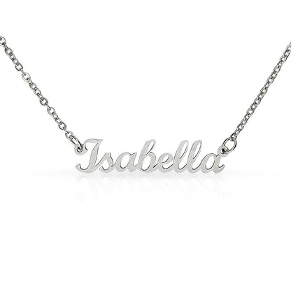 One Name Pendant Necklace