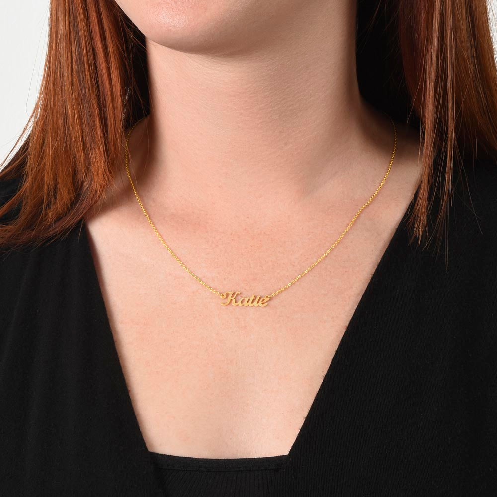 One Name Pendant Necklace