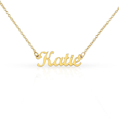 One Name Pendant Necklace