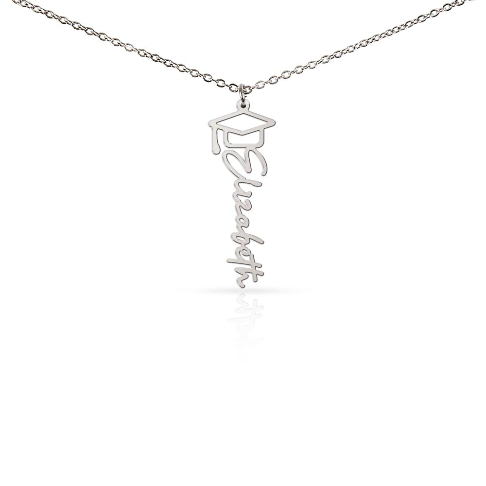 Graduation Name Necklace